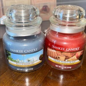 Yankee Candle Blue Summer Sky and Home Sweet Home Jars Plus 3 more!
